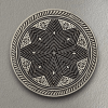 Star Weave – Carved Wooden Wall Plate