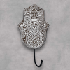 Hamsa Hold – Hand Carved Wall Hook