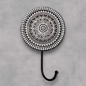 Taj Bloom – Hand Carved Wall Hook
