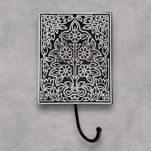 Mandala Curve – Hand Carved Wall Hook