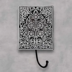Mandala Curve – Hand Carved Wall Hook
