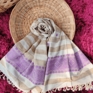 Lavender Loom – Majuli Handwoven Stole