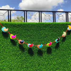 Chidiya Chaupal Bird Appliqué Bunting