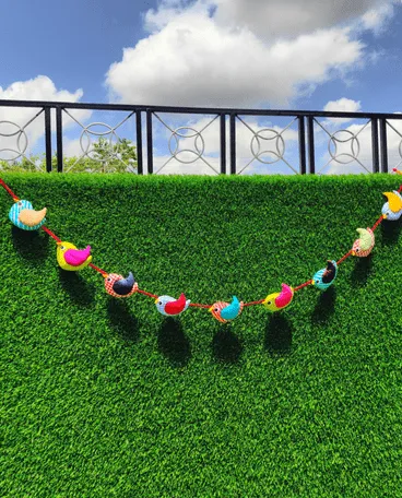 Chidiya Chaupal Bird Appliqué Bunting