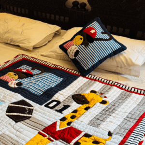 Team Tiny Tots - Baby Quilt & Cushion Set