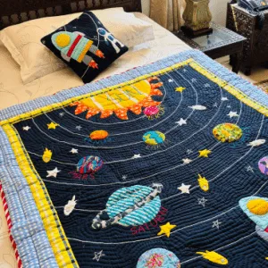 Cosmic Cuddles - Baby Quilt & Cushion Set