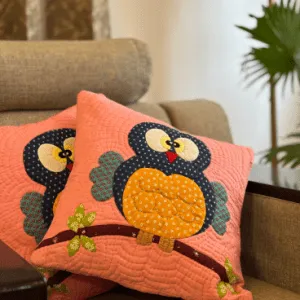 Wise Whimsy - Owl Cushion Covers (Set of 2)