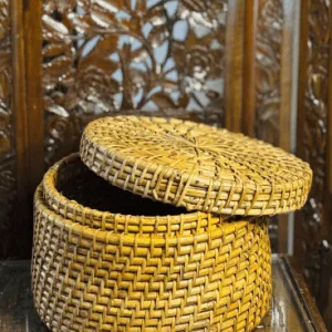 Sona – Handwoven Cane Basket