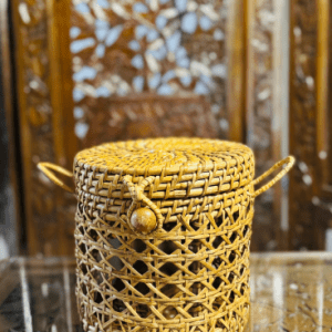 Bijou - Open-Weave Cane Basket