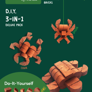 Animal Kingdom 3-in-1 - Miniature Terracotta Bricks DIY Pack